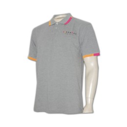 P214 polo shirt 批發及製造 order polo 衛衣     中灰色 P214 polo shirt 批發及製造 order polo 衛衣     中灰色